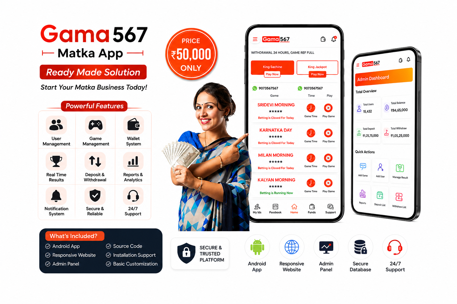 Gama567 Matka App (Ready-Made Solution)